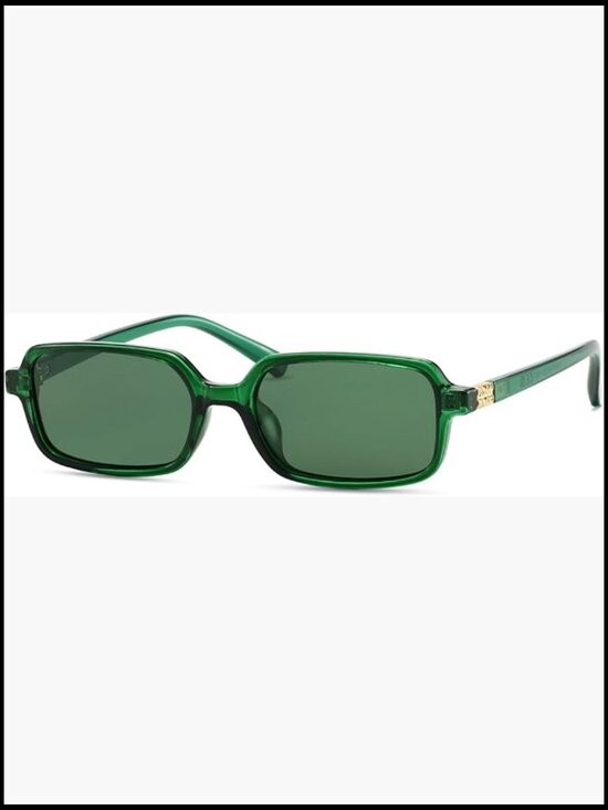 Retro Polarized Rectangle Sunglasses UV400 Protection Unisex main image 4